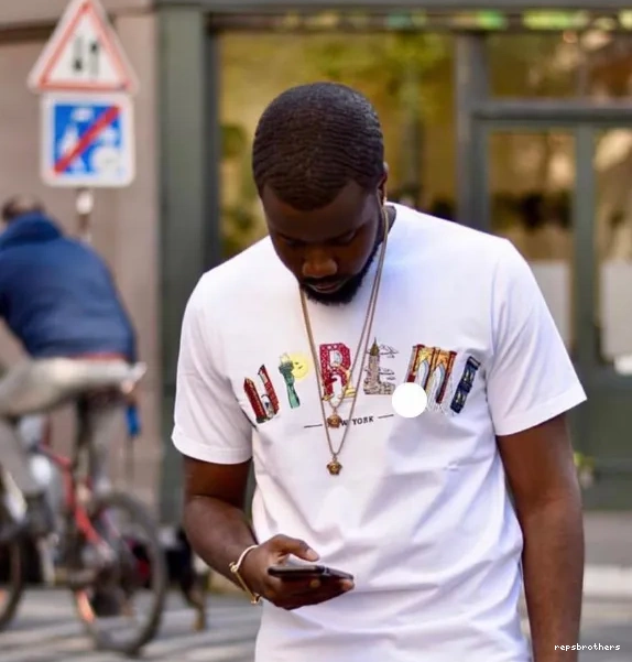Rainbow sleeved Embroidery Arc City and City M T-shirt White Logo S L Short Black Arc Tee XL 19SS 0613